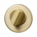 Toiletslot R - Geborsteld Messing